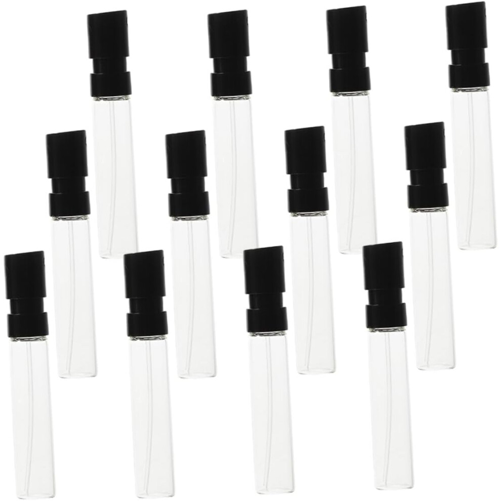 Hkhbjs 12Pcs Mini Glass Perfume Spray Bottles Refillable Travel Cologne Atomizer Sample Bottle