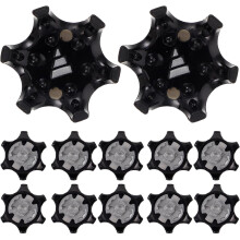 12-delige golfspikes vervangingsset voor heren golfschoenen, stevige schoenspijkers set met gereedschap
