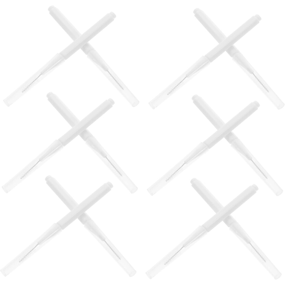 Hkhbjs 12Pcs Soft Bristled Interdental Brushes Teeth Cleaning Tools For Braces And Gum Health Oral Care White