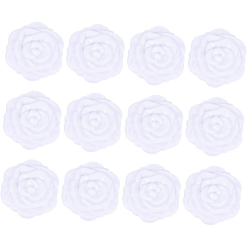 Hkhbjs 12Pcs Plastic Rose Cosmetic Mirror Design Double-Side Mirror For Purse Compact For Girls Makeup