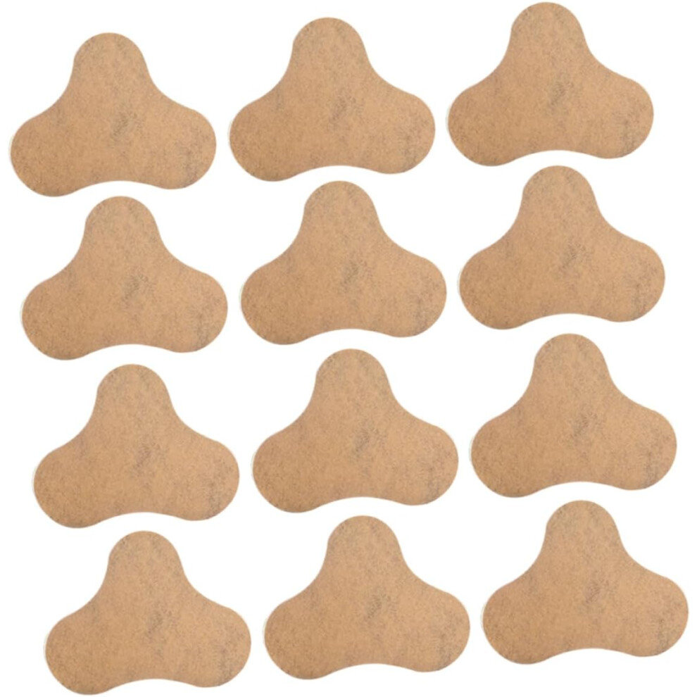Hkhbjs 12Pcs Self-Heating Moxibustion Stickers For Neck And Shoulder Herbal Ginger Pad