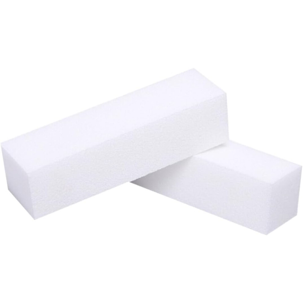 Hkhbjs White 12Pcs Nail Buffer Buffing Sponge Nail File Sanding Block Files Manicure Pedicure Care Tools For Women Manicurist
