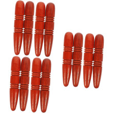 12-teiliges Set Akupunktur-Massagegeräte aus Holz für die Fußmassage, tragbare Massagegeräte