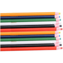 Creion de croitorie cu creion gras, 12 buc, marker colorat detașabil pentru pictură în piele, material compozit