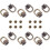 12pcs Rotating Chain Buckle Hardware for Purses and Bags DIY Rivet Studs 1