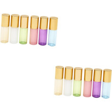 12 Glasflaschen für ätherische Öle, tragbar und wiederbefüllbar, für Aromatherapie und Reisen