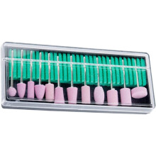 12 piezas de cabezales de pulido de uñas, puntas de lijado para lima eléctrica de uñas, pulidor de manicura, vástago para kit de arte y pedicura.