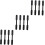12pcs Band Extension Buckle Adjustable Ropes Buckle Practical Accessories 1