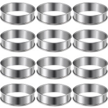 Stainless Steel Pizza Saucing with High Temperature Resistance and Wear Resistance 12pcs