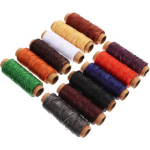 Ensemble de 12 fils de lin cirés, accessoires de couture pour la maison, kit de couture à faire soi-même