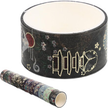 Sada 12 rolí dekorativní washi pásky pro scrapbooking a DIY deníky, každá o délce 2 metry