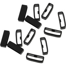12 pezzi di fermacinturini in silicone per orologi, lunetta a sgancio rapido, fermo per cinturino per smartwatch sportivi, anello in silicone
