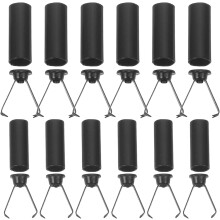 Lot de 24 embouts de cordon métalliques pour cordons de serrage, sweats à capuche et lacets de chaussures