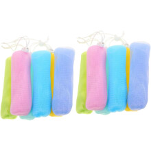 12 jabones de red para jabón, jabones espumosos, soportes para jabón para neceseres de viaje, almacenamiento y color aleatorio.