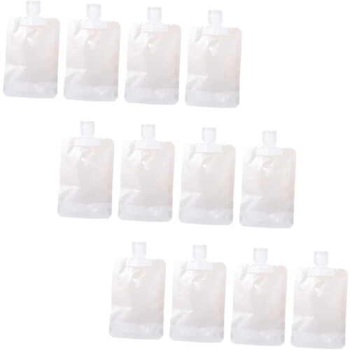 12 wiederbefüllbare Lotionbeutel, Reise-Shampoo-Halter, platzsparende Lotionbeutel