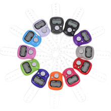 12-teiliges Mini-Fingerzählgerät mit Klickfunktion, manuelles Handzählwerkzeug mit 5 Ziffern