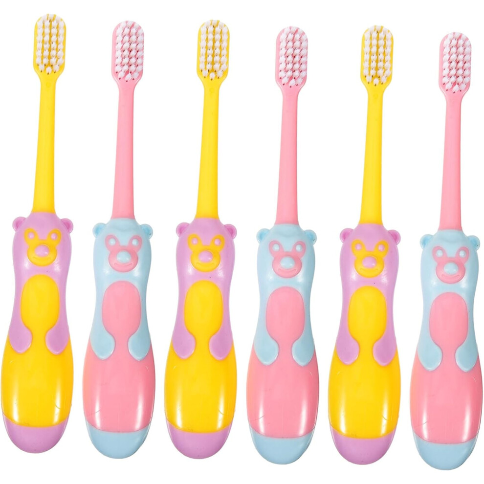 Hkhbjs 12Pcs Boys And Girls Toothbrushes Cartoon Manual Toothbrushes