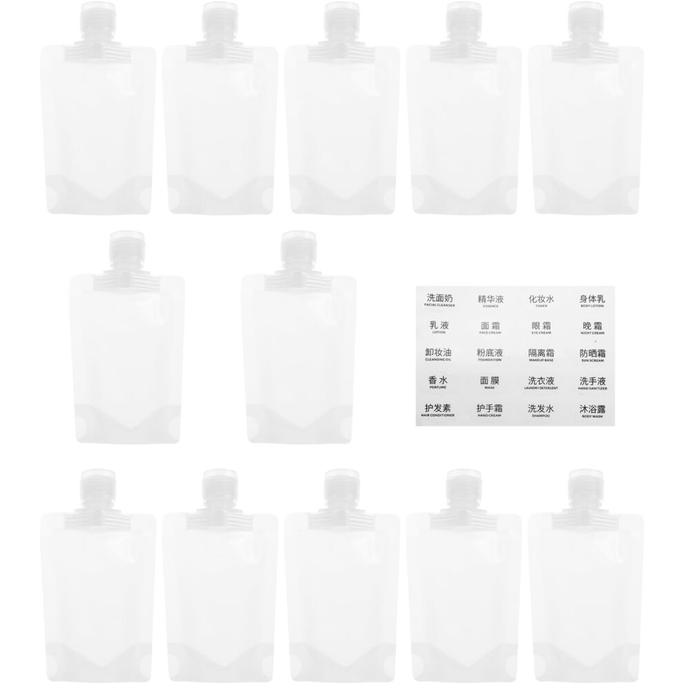 Hkhbjs Travel Lotion Refill Bag Empty Squeeze Pouches For Shampoo Storage Use As Travel Cosmetic Bag