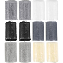 12pcs Acrylic Pre-Cut Latch Hook Rug Yarn Set for DIY Crafting, Hand Sewing Knitting Yarn
