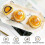 100 pezzi Scatole per mini cupcake in plastica trasparente, rotonde, per cupcake, mooncake, dessert, biscotti e muffin 4