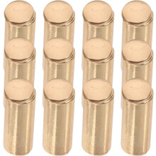 12pcs Large Metal Cord End Caps 20x7mm Light Gold Shoelace Aglets Metal Cord Locks