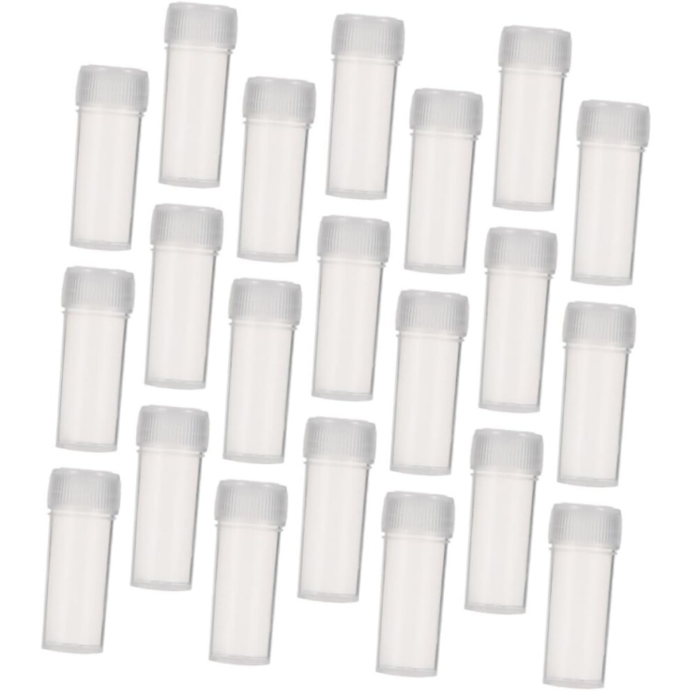 Hkhbjs 120Pcs Clear Plastic Vials With Lids Small Sample Bottles