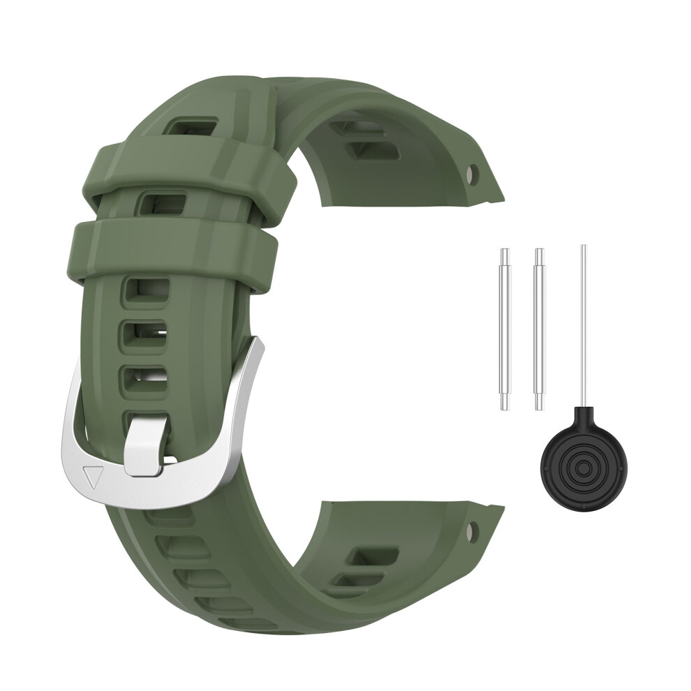 (Dark ) Replacement Silicone Watch Band Strap For Garmin Instinct 2S Watch Accessories Green 688249460788