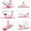 Stretching Straps Yoga mat Carrying Straps Leg Exercise Equipment Stretching Strap for Flexibility 4
