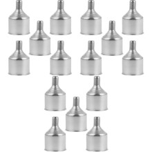 Lot de 15 entonnoirs de transfert d'huile en acier inoxydable pour usage domestique