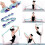 Stretching Straps Yoga mat Carrying Straps Leg Exercise Equipment Stretching Strap for Flexibility 5