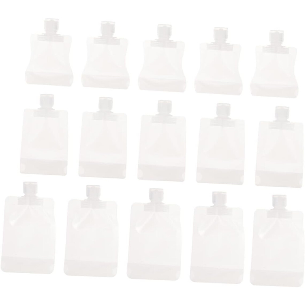 Hkhbjs 15Pcs Empty Lotion Pouches Travel Pouch Shampoo Storage Bags Shower Lotion Squeeze Bags For Portable Storage