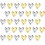 30pcs Heart-Shaped Thumbtack Decorative Tacks Heart Push Tacks 1