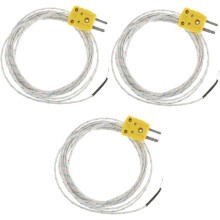 15 Stück K-Typ Thermoelement-Temperaturfühler, flexible Temperaturfühler