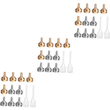 36pcs Mini Funis para Transferir Acessórios Pequenos de Laboratório de Ciência do Pó de Perfume e Especiário