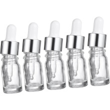 15 Stück 5 ml Glas-Tropffläschchen für ätherische Öle zur Aromatherapie