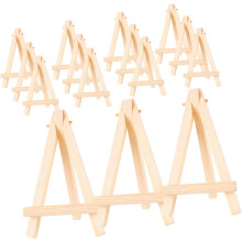 15pcs Mini Easels Small Tabletop Display Rack Trapezoid Bracket Photo Frame for Painting Display Easel Stand