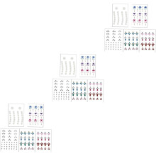 15 Sets selbstklebende Strasssteine fürs Gesicht