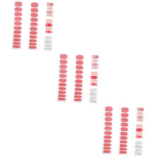 15 Sheets Full Wrap Nail Polish Strips Self-Adhesive Nail Stickers for Manicure Accessories Gradient Design