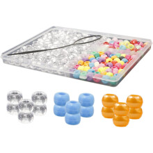 Accessoires pour tresses Ă faire soi-mĂŞme, perles pour dreadlocks, bijoux de cheveux pour femmes