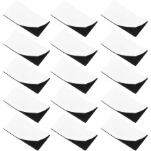 15 sett selvklebende borrelåsstrimler 5x10cm svart dobbeltsidig klebrig feste