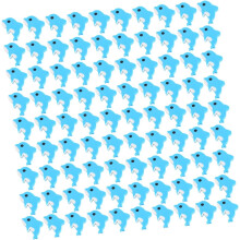 150 Stück blaue Delfin-Radiergummis für niedliche Meerestier-Radiergummis, Großpackung, lustige Meereskreaturen-Radiergummis für Bleistifte