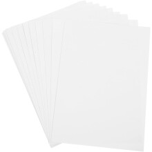 A5 Weißes dickes Kartonpapier, 150 Stück, schweres Zeichenpapier für DIY-Bastelarbeiten und Aquarellpostkarten