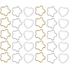 150 Stück DIY-Schmuckherstellungs-Binderinge, Spaltringe für Armbänder, Handy-Anhänger, Bastelzubehör