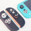 (for NS Lite, Pink) For Switch NS Lite Joystick Caps Pink - Skull Design Silicone Button Covers 2