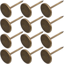 150 st. tumstift i brons med platt huvud, 17 mm kraftiga metallklädselspik