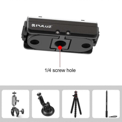PULUZ Magnetic Quick Release Base Mount Compatible with Insta360 Ace / Ace Pro Black 1