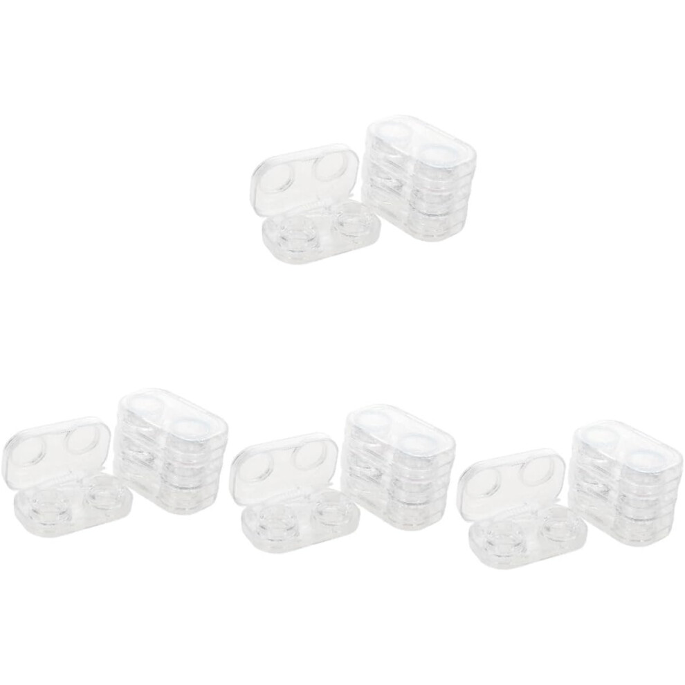 Hkhbjs 16Pcs Travel Contact-Lens Box Small Storage Box For Contacts Lens Case Portable Lens Carrier
