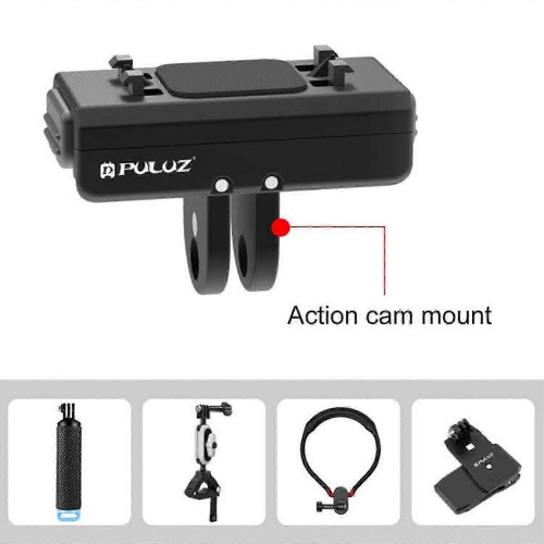 PULUZ Magnetic Quick Release Base Mount Compatible with Insta360 Ace / Ace Pro Black 2