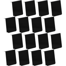 16 stk. etikettholder for butikk, oppbevaringsboksetiketter, hylleetiketter, trådstativ, hylleetiketter, displayklemme