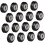 16pcs Printer Accessories Roller Wheels Printer Parts Passive Round Roller Linear Bearing for Wheels 1